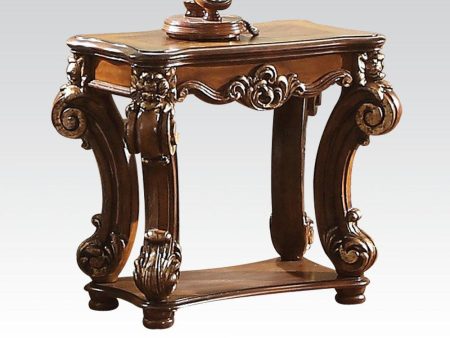 Acme Vendome Side Table in Cherry 82003 Online Hot Sale