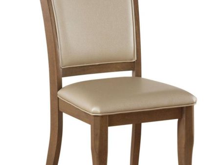 Acme Furniture Harald Side Chair in Beige and Gray (Set of 2) 71767 Online Hot Sale