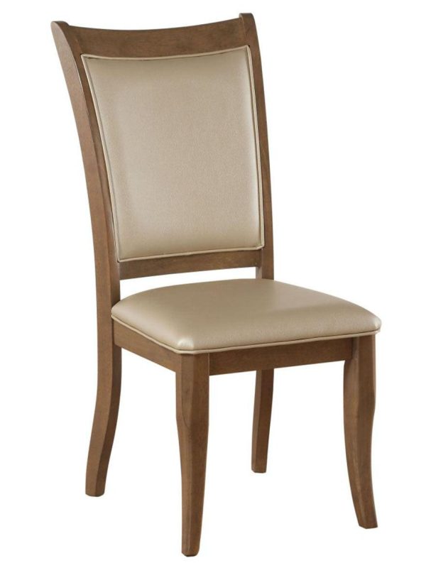 Acme Furniture Harald Side Chair in Beige and Gray (Set of 2) 71767 Online Hot Sale