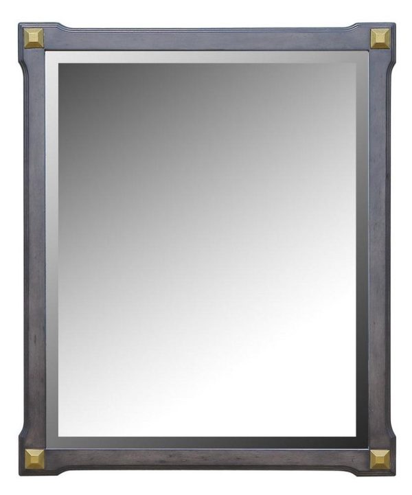 Acme Furniture House Marchese Mirror in Tobacco 28904 For Sale