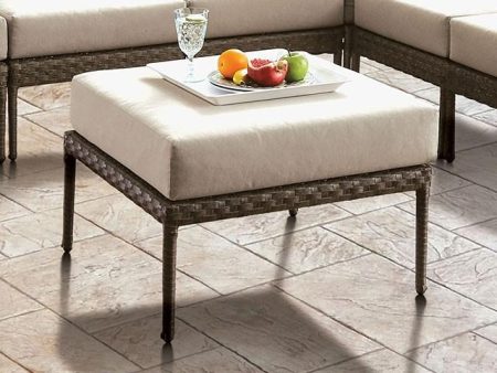 ALEISHA Patio Ottoman Online now