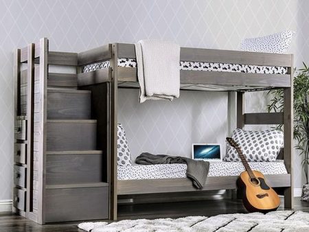 AMPELIOS T T Bunk Bed W  2 Slat Kits (*Mattress Ready) For Discount