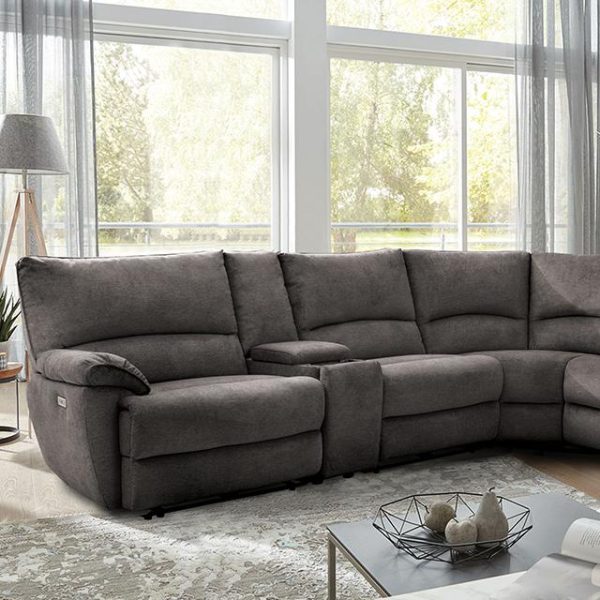 CERELIA Power Sectional, Gray on Sale