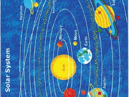 Abbey Solar System 4  9  X 6  9  Area Rug on Sale