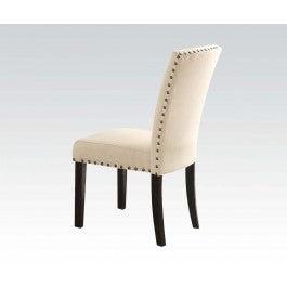 Acme Nolan Side Chair (Set of 2) in Linen Weathered Black 72852 Online Sale