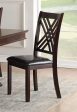 Acme Furniture Katrien Side Chair in Black and Espresso (Set of 2) 71857 Online now