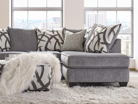 AMERSHAM Sectional, Gray Supply