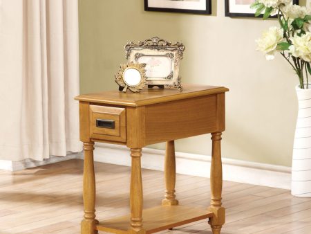 Qrabard Light Oak Side Table Online Sale