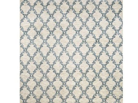 Acanthus Light Gray Blue 8  X 10  Area Rug Online Hot Sale