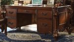 Acme Vendome Five Drawer Double Pedestal Desk in Cherry 92125 on Sale