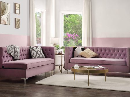 Rhett Purple Velvet Sectional Sofa Hot on Sale