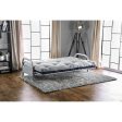 Aksel Black Red Futon Mattress, Navy & Gray Online now