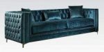 Acme Gillian Sofa in Dark Teal Velvet 52790 on Sale