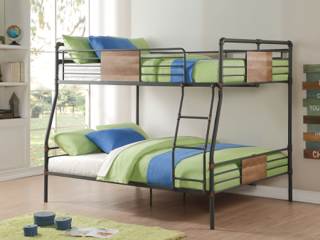 Brantley Sandy Black & Dark Bronze Hand-Brushed Full XL Queen Bunk Bed Online