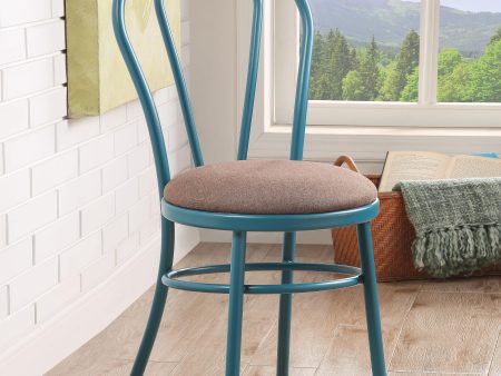 Jakia Fabric & Teal Side Chair Supply