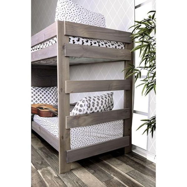 AMPELIOS T T Bunk Bed W  2 Slat Kits (*Mattress Ready) For Discount