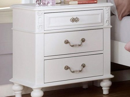 BELVA Night Stand w  USB Outlet For Discount