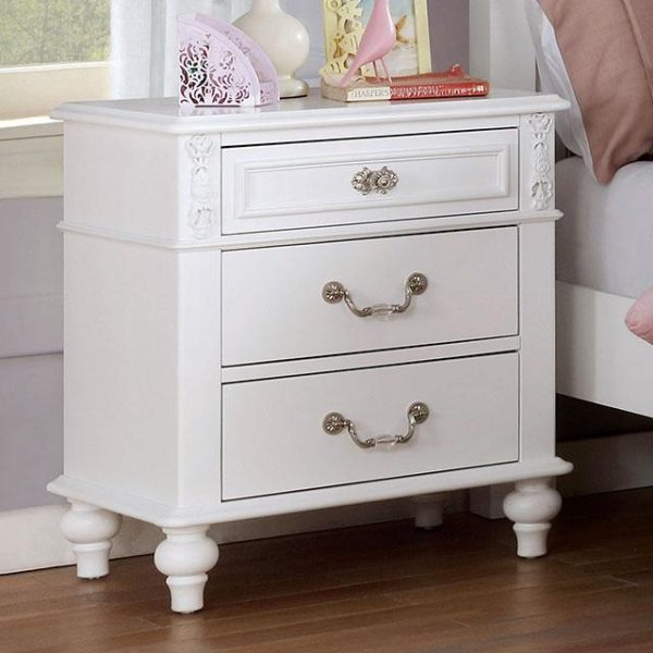 BELVA Night Stand w  USB Outlet For Discount