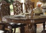 Acme Vendome Double Pedestal Dining Table in Cherry on Sale