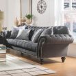 Acme Furniture Gaura Sofa in Dark Gray Velvet 53090 on Sale