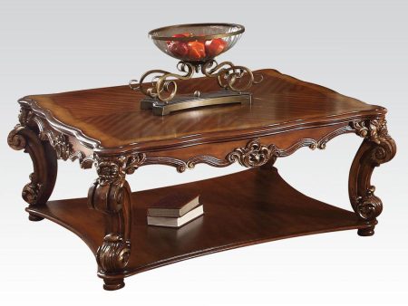 Acme Vendome Square Coffee Table in Cherry 82002 Supply