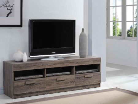 Alvin Rustic Oak TV Stand Online now