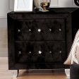 Alzire Black Night Stand Fashion