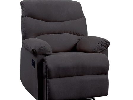 Arcadia Black Woven Fabric Recliner (Motion) Discount