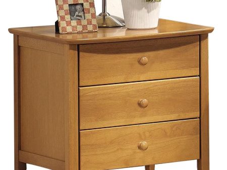 Acme San Marino Youth 3-Drawer Nightstand in Maple 08948 Discount