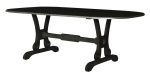 Acme Furniture House Beatrice Dining Table in Charcoal 68810 Supply