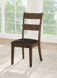 Nabirye PU & Dark Oak Side Chair Online Hot Sale