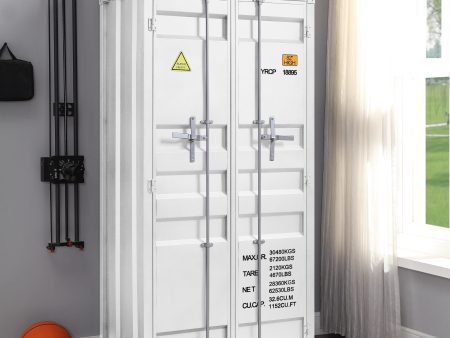 Cargo White Wardrobe (Double Door) Fashion