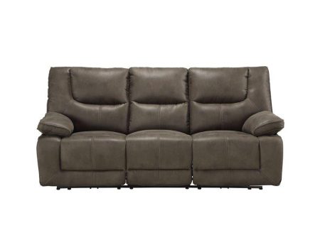 Acme Harumi Power Motion Sofa in Gray Leather-Aire 54895 For Cheap