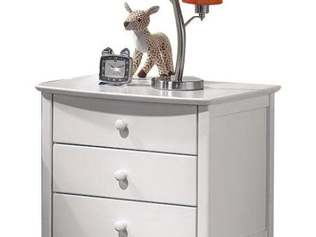 Acme San Marino Youth 3-Drawer Nightstand in White 09158 Online now