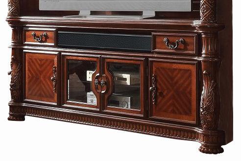 Acme Vendome TV Console in Cherry 91318 For Discount