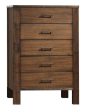 Acme Merrilee 5-Drawer Chest in Oak 21686 Cheap