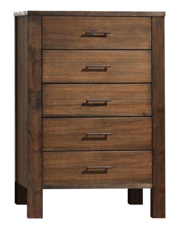 Acme Merrilee 5-Drawer Chest in Oak 21686 Cheap