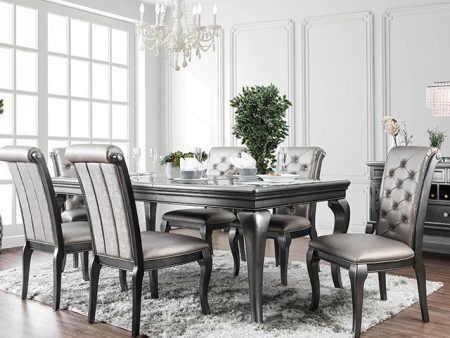 Amina Gray Dining Table Discount