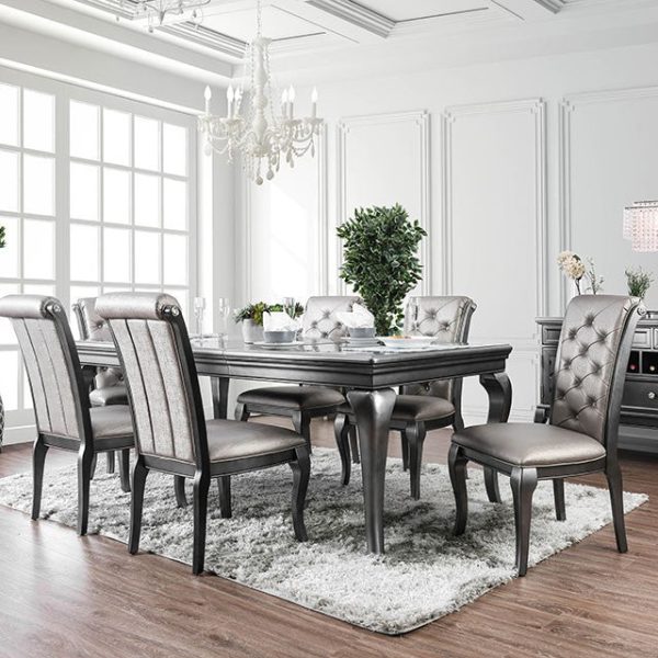 Amina Gray Dining Table Discount