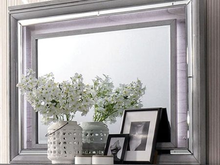 Alanis Light Gray Mirror Discount