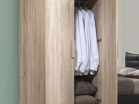 Odella Light Oak Wardrobe Online now