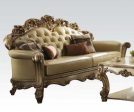 Acme Vendome Sofa w  4 Pillows in Gold Patina 53000 For Cheap