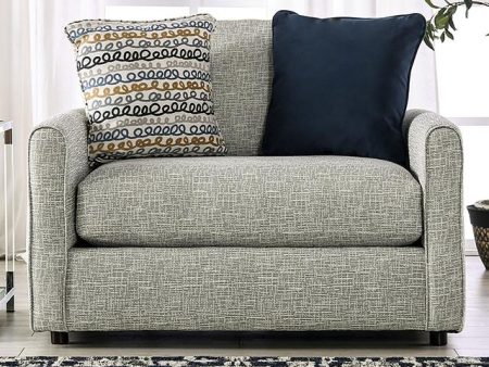 CHANCERY Chair & Half, Gray Navy on Sale