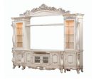 Acme Furniture Gorsedd Entertainment Center in Antique White 91440 For Cheap