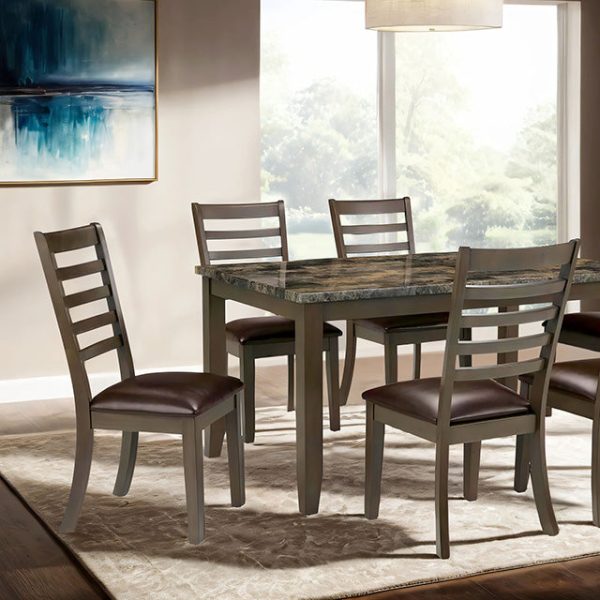 Adia 7 Pc. Dinning Table Set Sale