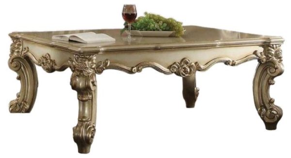 Acme Vendome Rectangular Coffee Table in Gold Patina 83120 Online Hot Sale