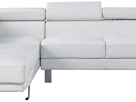 Acme Furniture Connor Sectional Sofa Set in Cream 52645 Hot on Sale