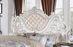 ESPARANZA Queen Bed, Pearl White Supply