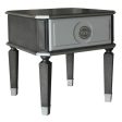 Acme Furniture House Beatrice End Table in Charcoal 88817 Hot on Sale