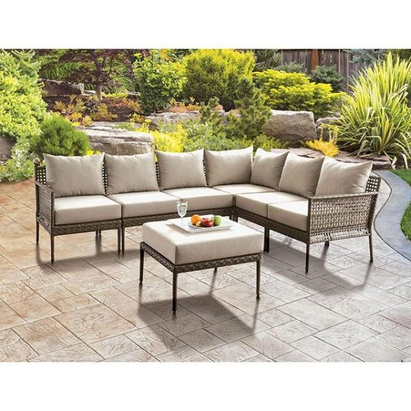 ALEISHA Patio Ottoman Online now